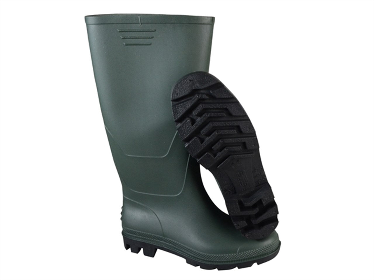 Town & Country Essentials Full Length Wellington Boots Green UK Size 5