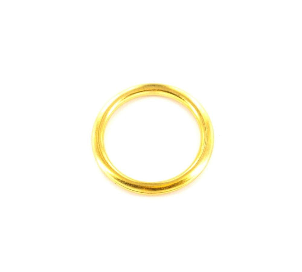 Securit Curtain Rings Brass 18mm