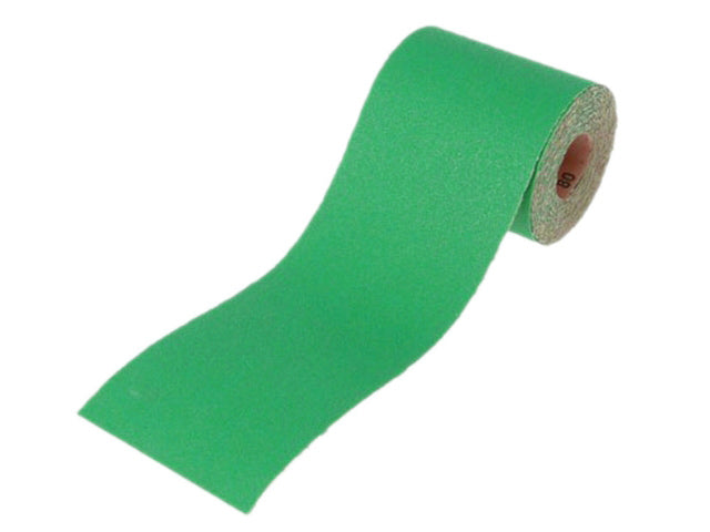 Faithfull Alox Abrasive Paper Roll 100mm 120 Grit Per Metre