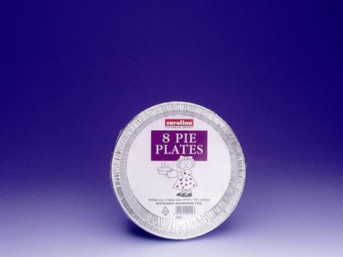 Caroline Foil Pie Plate 8" Pack of 8