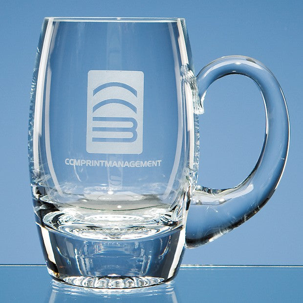 Crystal Galleries 0.425ltr Handmade Plain Barrel Tankard