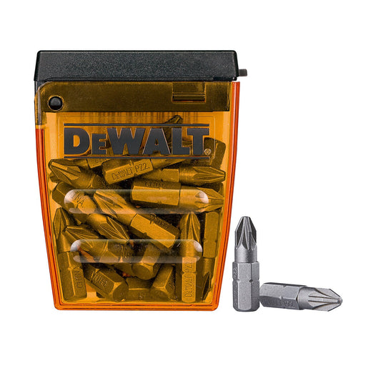 DeWalt PZ2 Screwdriver bits 25mm Pack of 25
