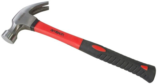 Amtech 8oz Claw Hammer - Fibreglass Shaft