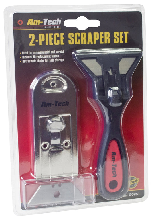 Amtech 2pc Scraper Set