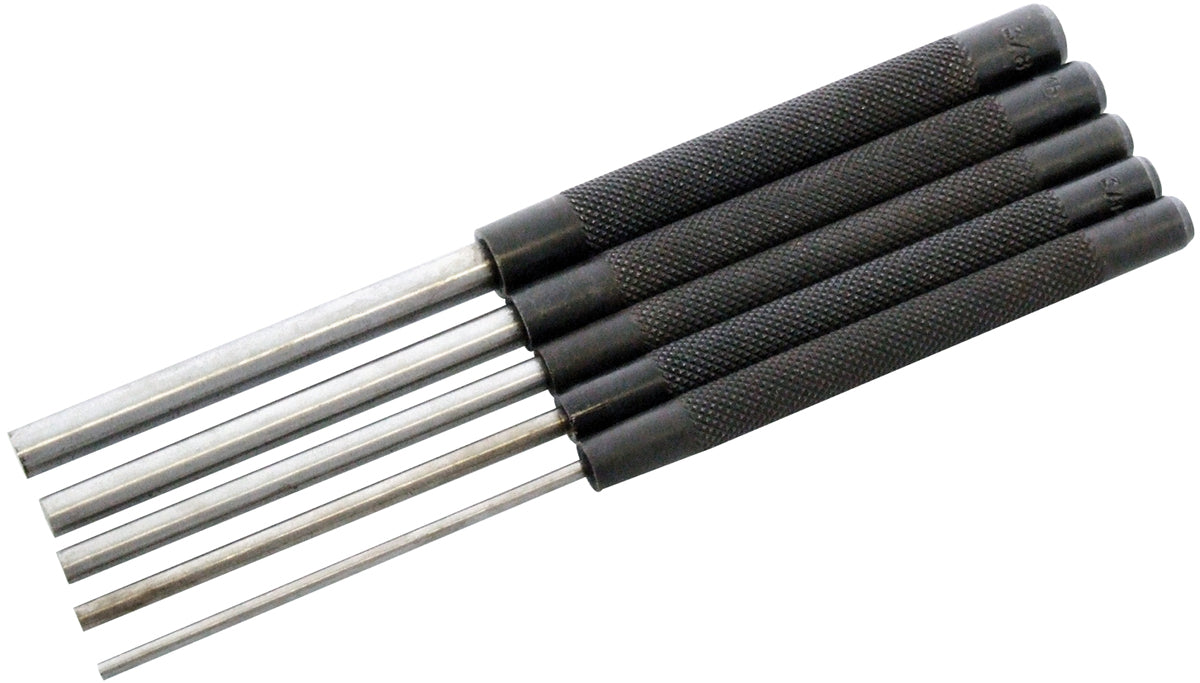 Amtech 5pc Parallel Pin Punch Set
