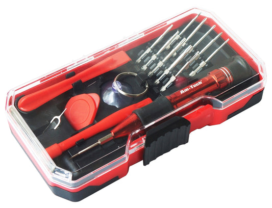 Amtech 17pc Precision Phone & Computer Repair Tool Set