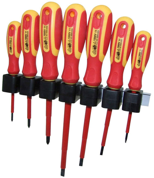 Amtech 7pc Chrome Vanadium Insulated Screwdriver Set