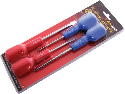 Amtech 4pc Cabinet Handle Screwdriver Set