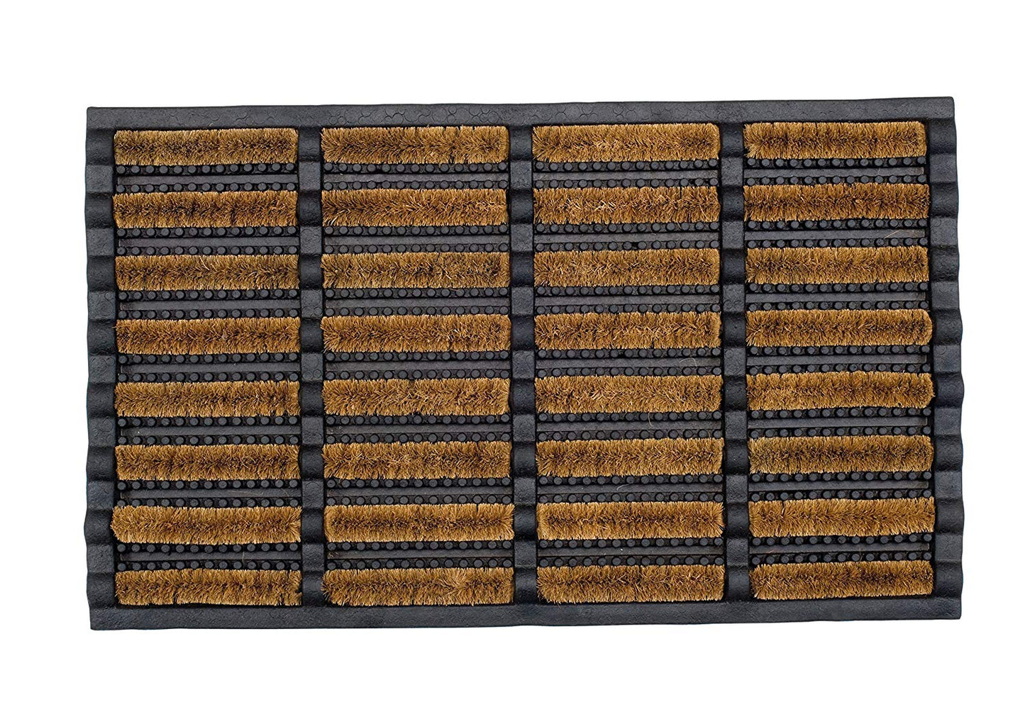 William Armes Heavy Duty Coir Mat With Rubber Base Natural 75 x 45cm