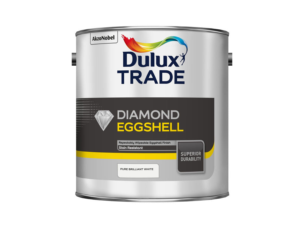 Dulux Diamond Eggshell Pure Brilliant White 2.5 Litre