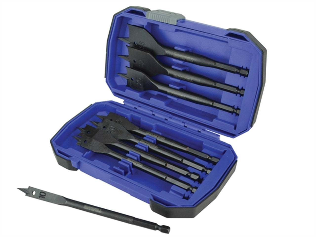 Faithfull Flat Bit Set 8pc in Box