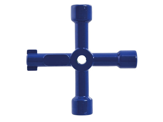 Faithfull 4 Way Services Utility Meter Key