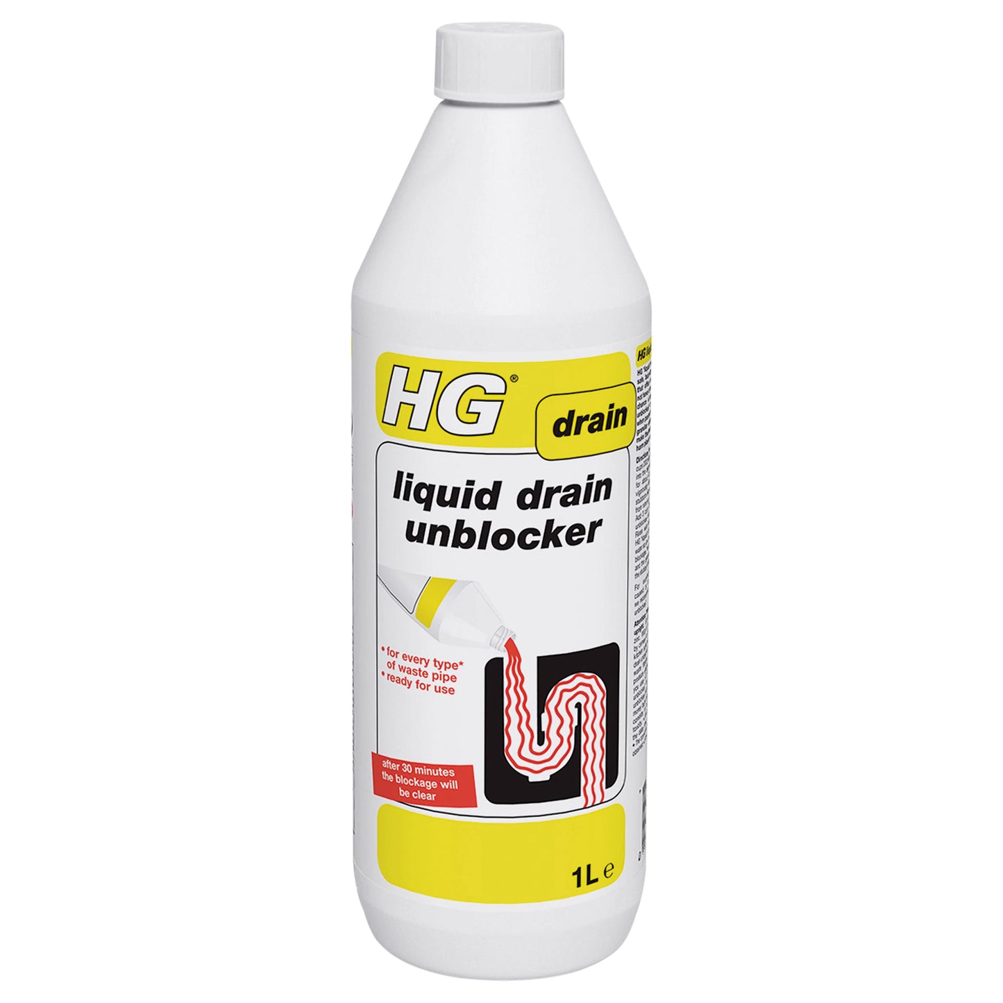 HG Hagensan Liquid Drain Unblocker 1 Litre
