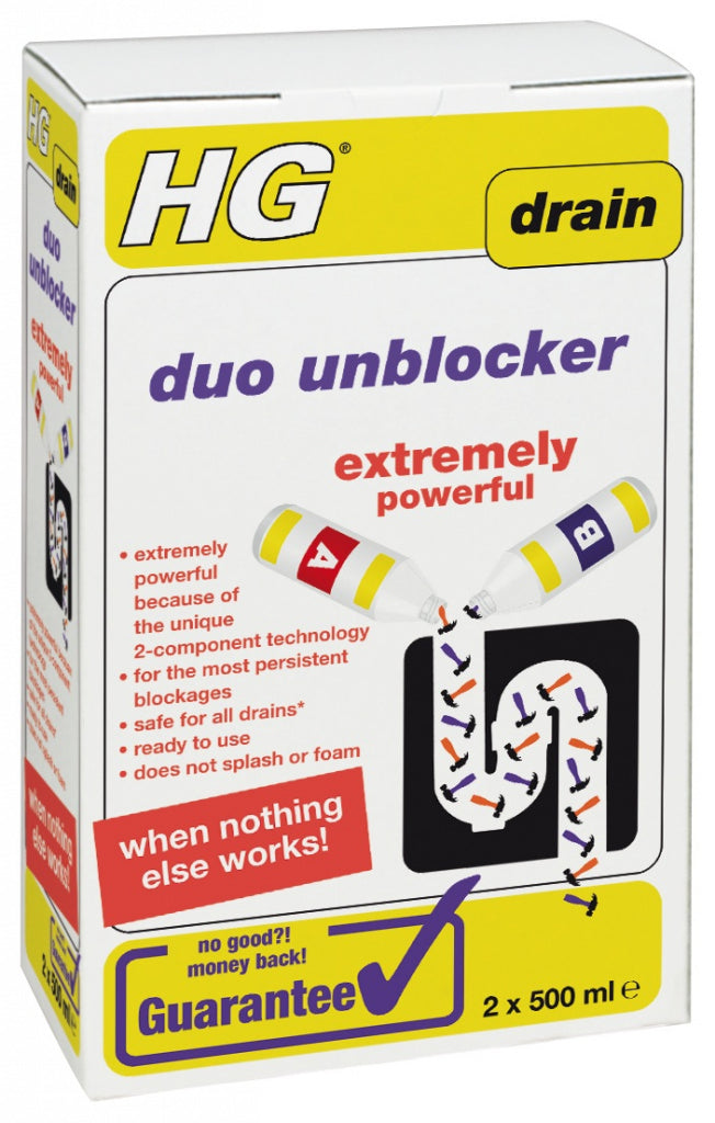 HG Hagensan Duo Unblocker Extremely Powerful 2 x 500ml