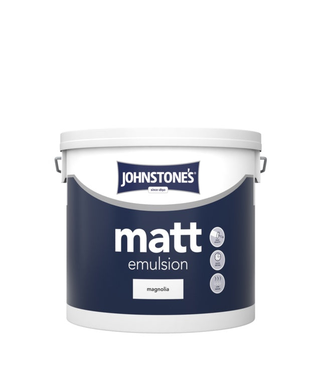 Johnstone's Paint Matt Emulsion Contract Magnolia 5 Litre