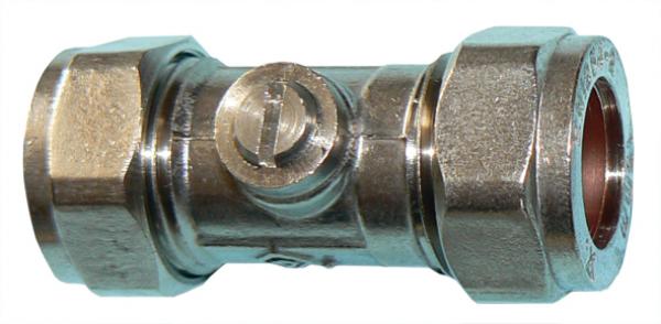 Primaflow Isolation Valve 22mm Chrome