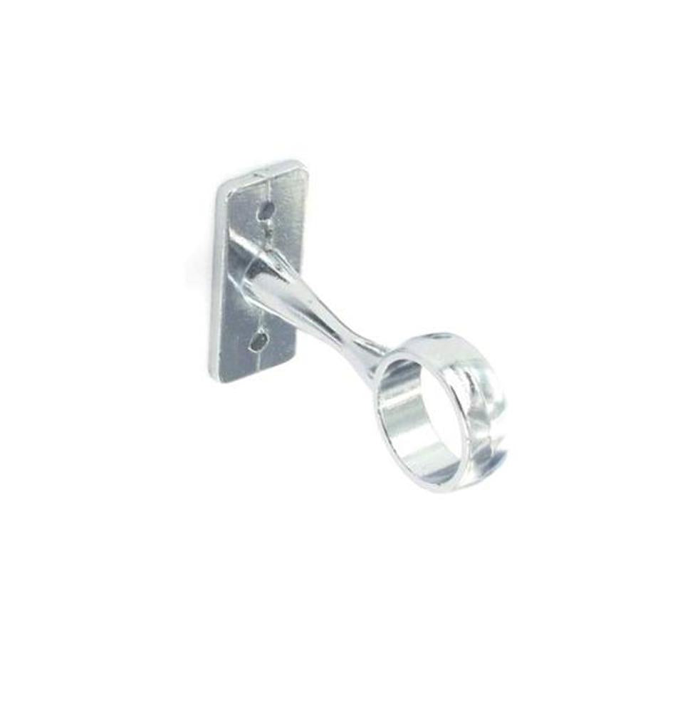 Securit End Bracket 19mm Chrome