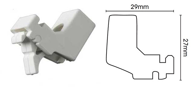 Harrison Drape Standard Drape Brackets & Screws Pack of 5