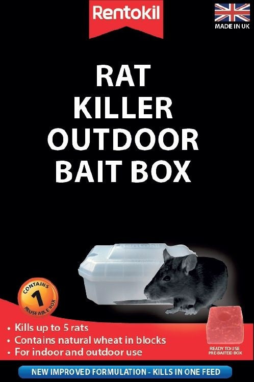 Rentokil Rat Killer Outdoor Bait Box