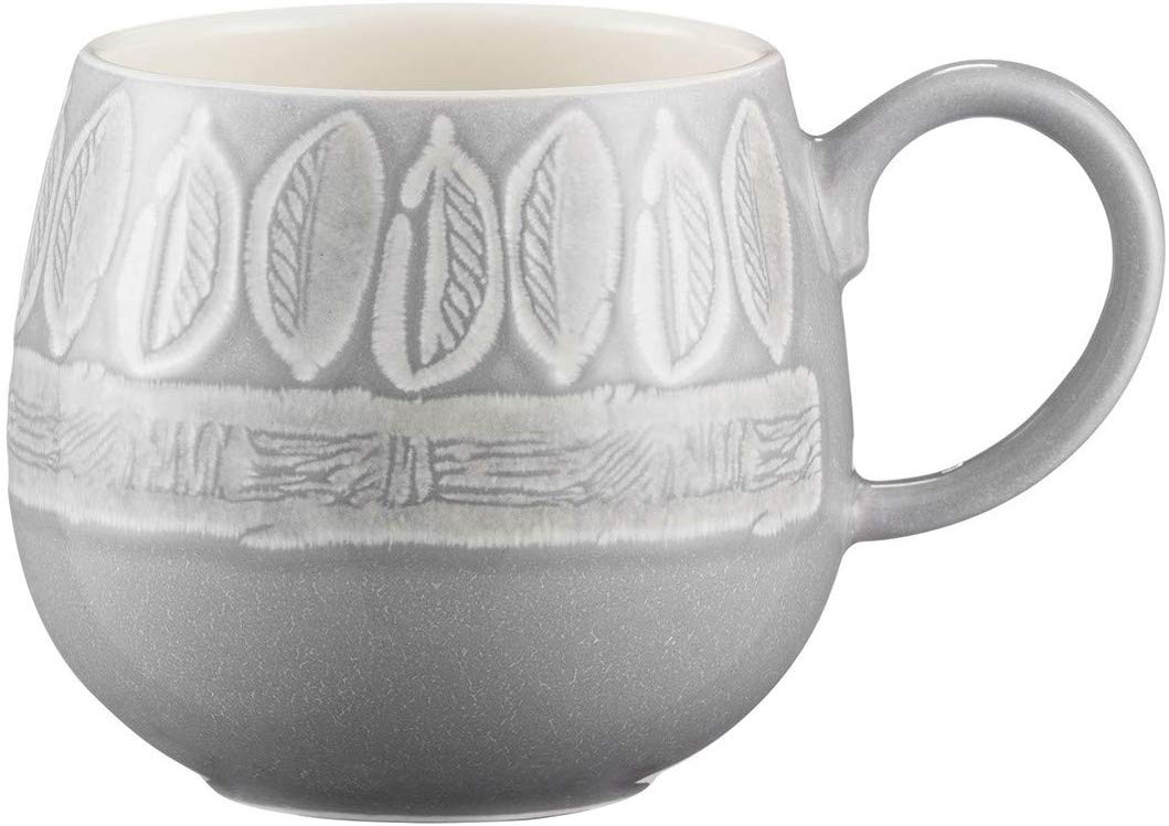 Mason Cash Grey Leaf Mug Impressions 350ml