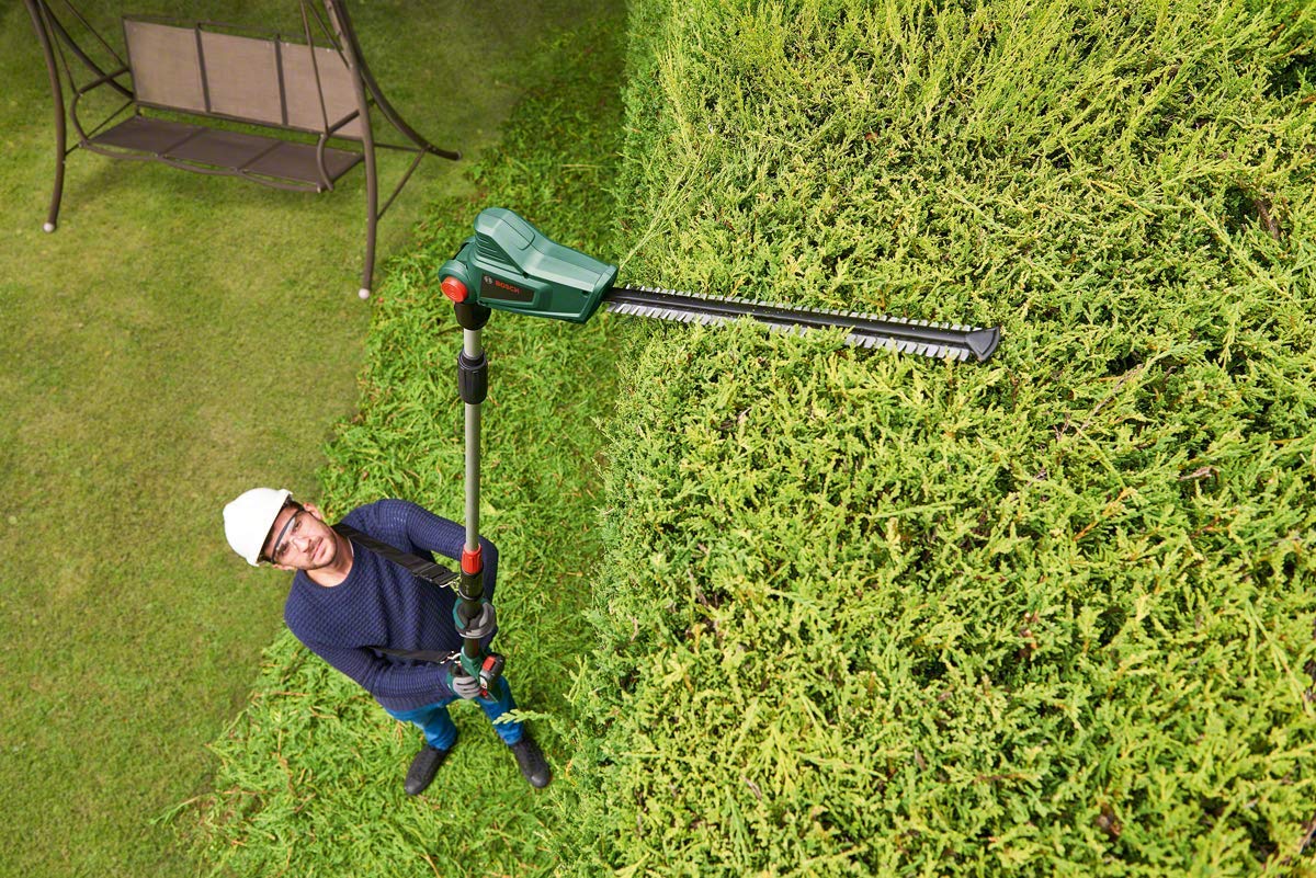 Bosch Cordless Telescopic Hedge Trimmer Universal Hedge Pole