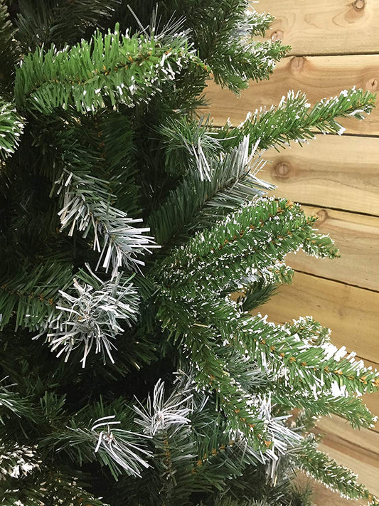 Premier Decorations 1.8m Mountain Fir Flocked