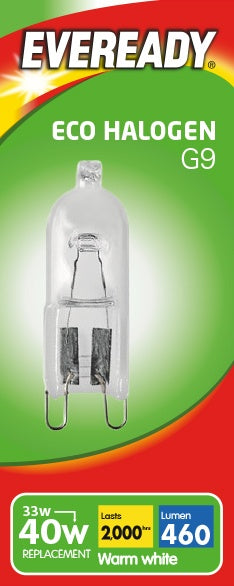 Eveready Eco Halogen G9 220-240V Capsule