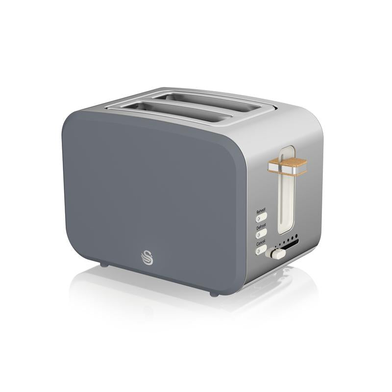 Swan 2-Slice Nordic Toaster Slate Grey
