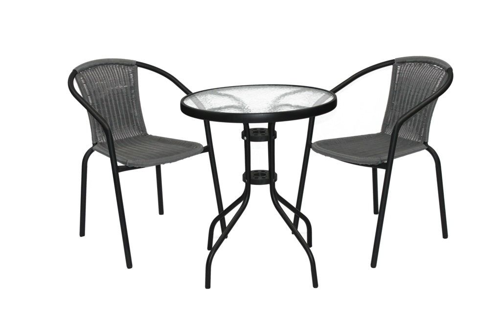 SupaGarden Bistro Table & 2 Chairs Set