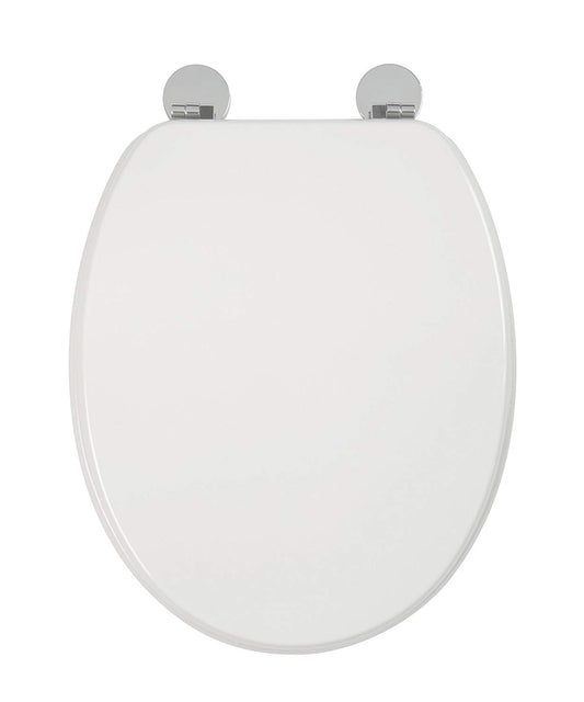 Croydex Kielder Wood Toilet Seat White