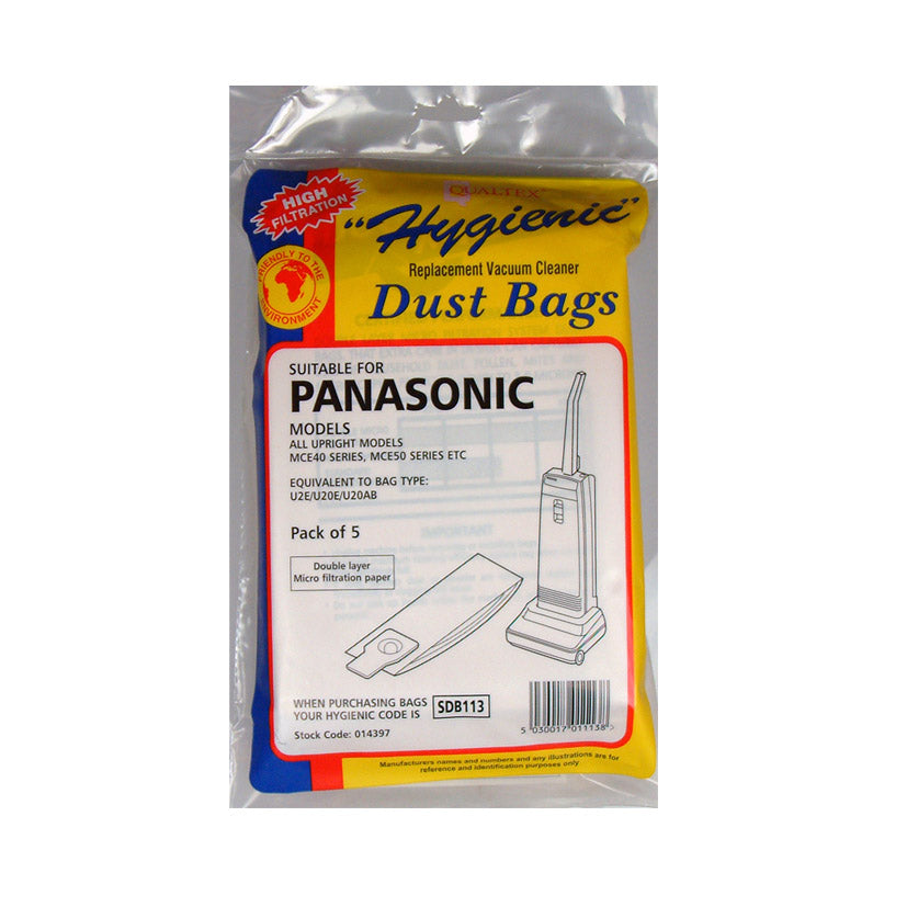 Jegs Panasonic Dust Bags MC-E40 Series Pack 5