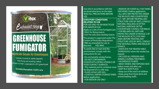 Vitax Greenhouse Fumigator
