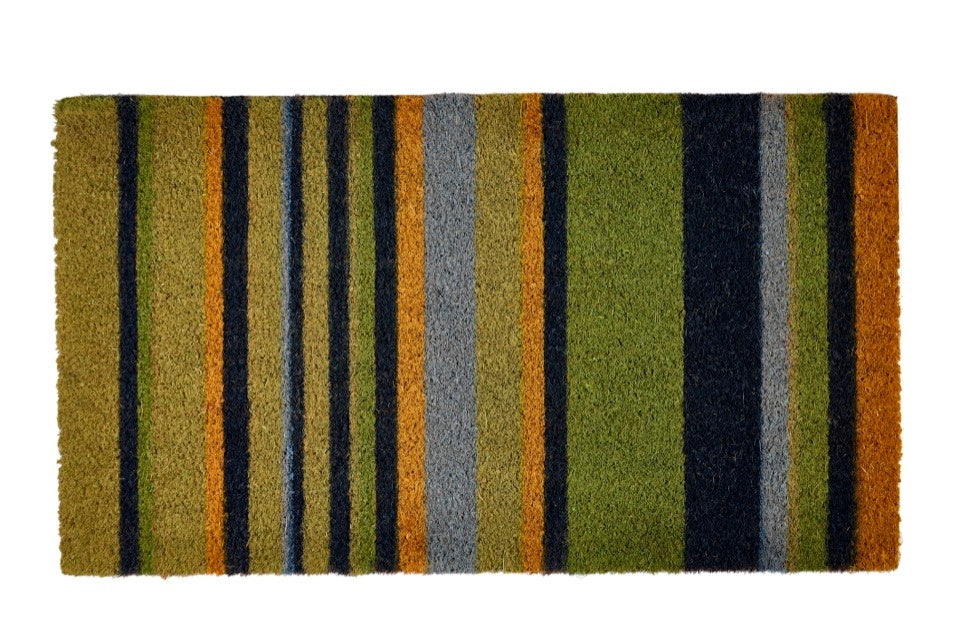 Groundsman Striped Coir Mat 40 x 70cm