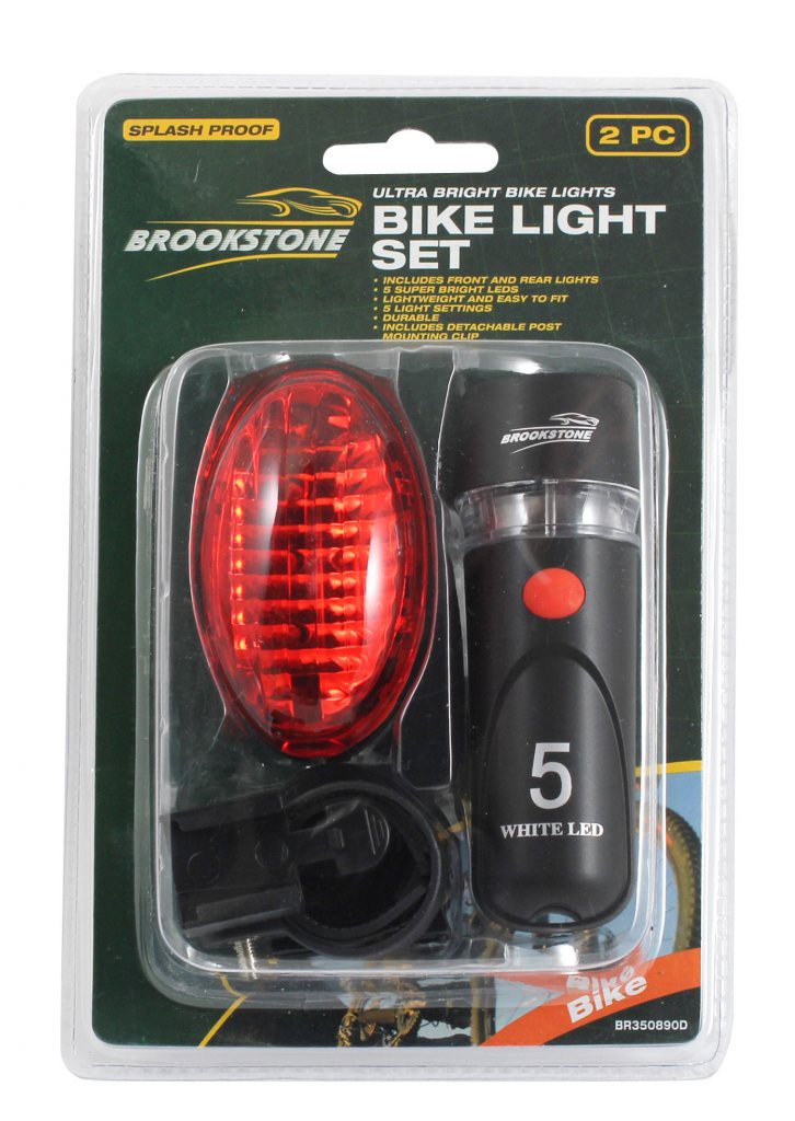 Brookstone LED Cycle Light Set