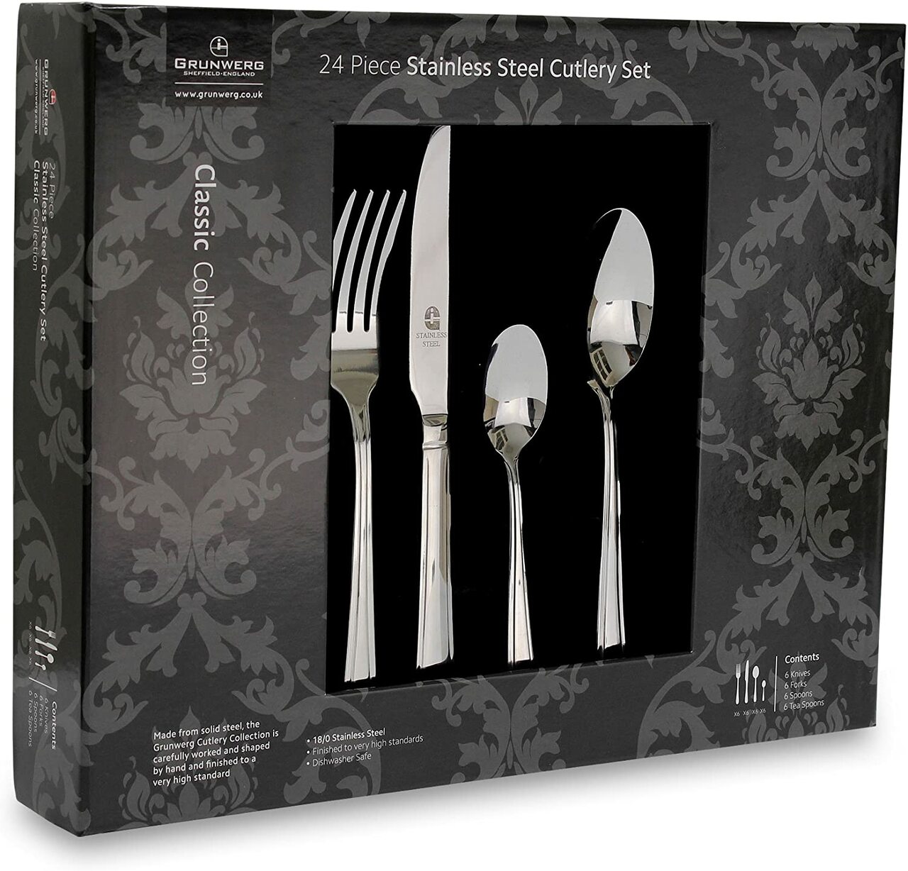 Grunwerg Harley 24-Piece Cutlery Set