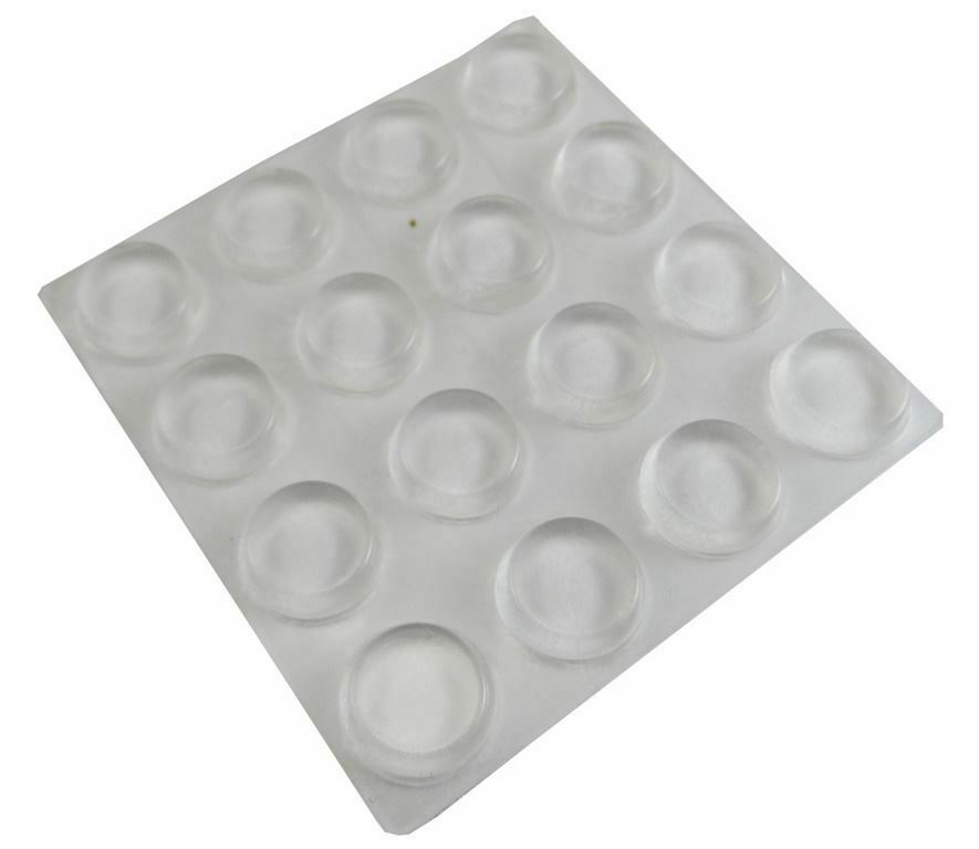 Felt Gard Surface Guard Vinyl Clear Round Pads Pack 16