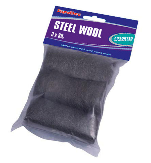 SupaDec Steel Wool 240g Assorted