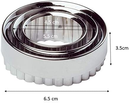 Chef Aid Pastry Cutter Set of 3