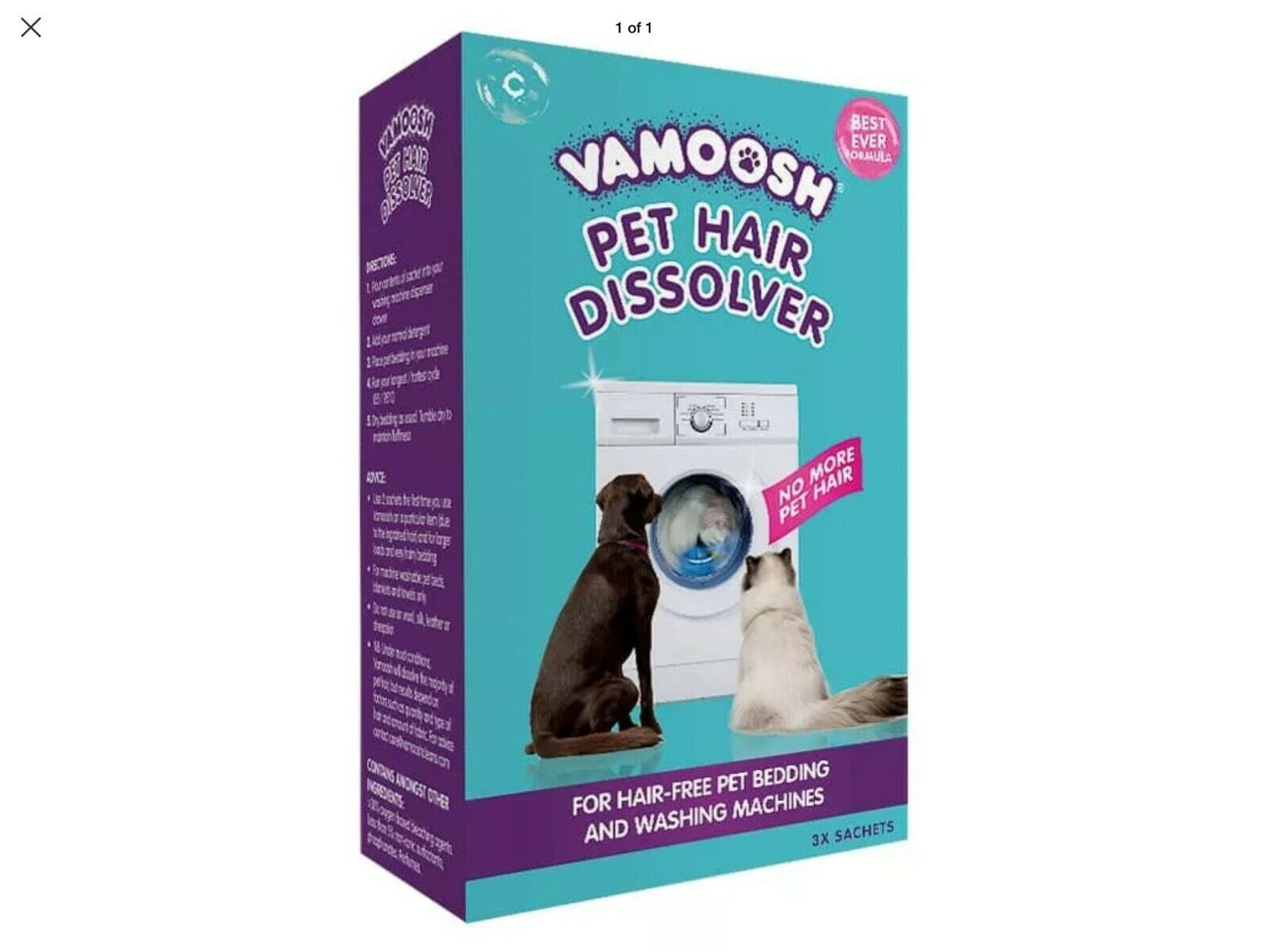 Vamoosh Pet Hair Dissolver 100g