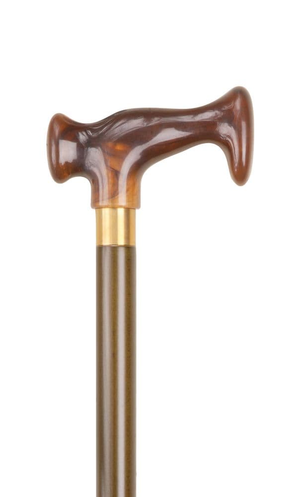 Brown Handle Escort Stick