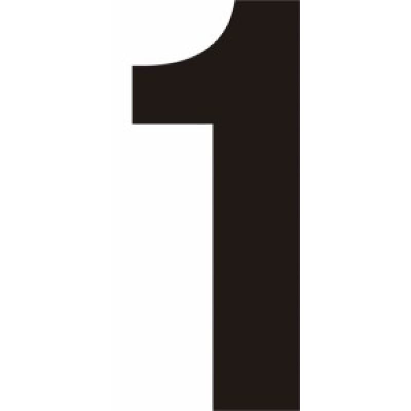 Self Adhesive Black Vinyl Numbers
