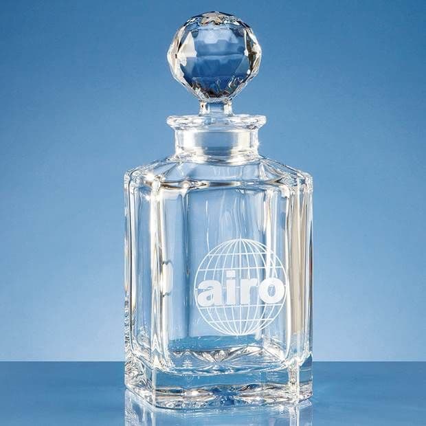 0.8L Crystal Square Spirit Decanter