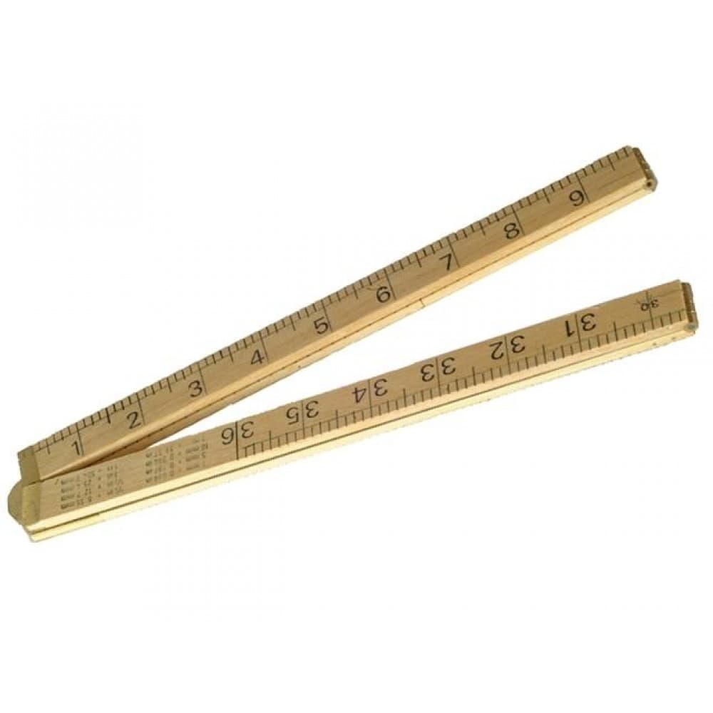 Wood Folding Rule 1m/39"