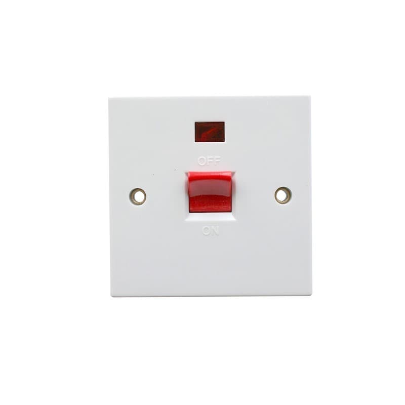 ASTA Approved 45 Amp Cooker Switch And Neon