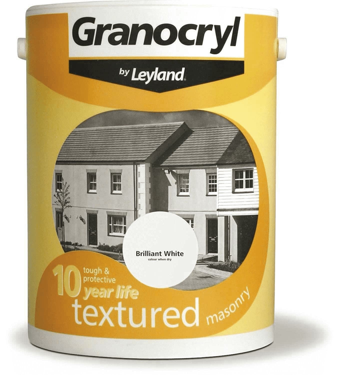 Granocryl Masonry Paint Textured 5 Litre Brilliant White