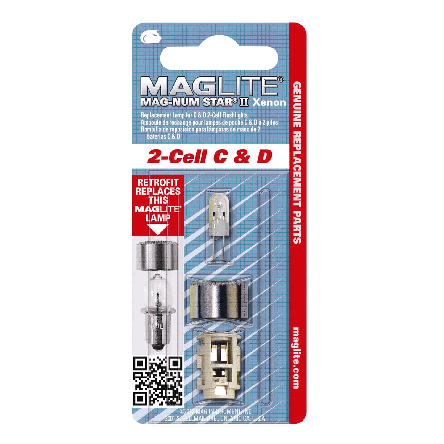 2-Cell C & D Replacement Bulb