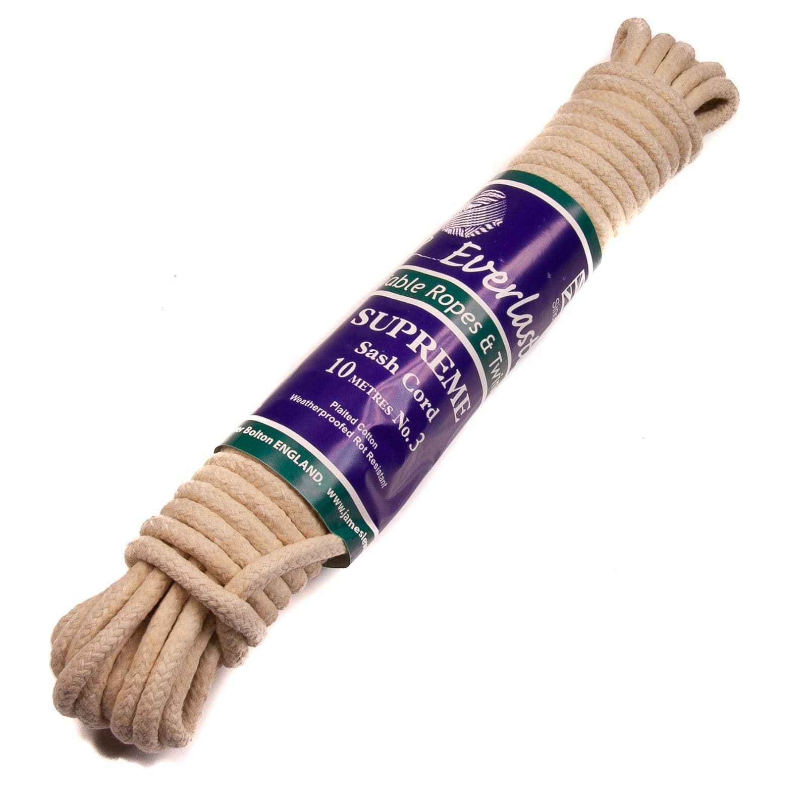 Sash Cord Supreme Waxed 10 Metre