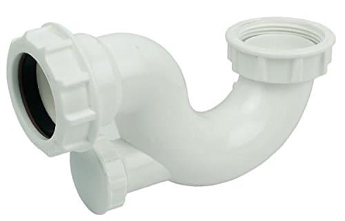 Bath/Shower Trap Low Level White 40 x 20mm