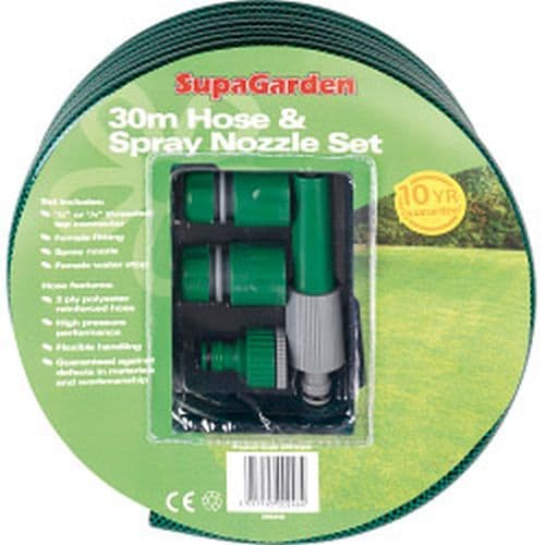 Hose & Spray Nozzle Set 30 Metre