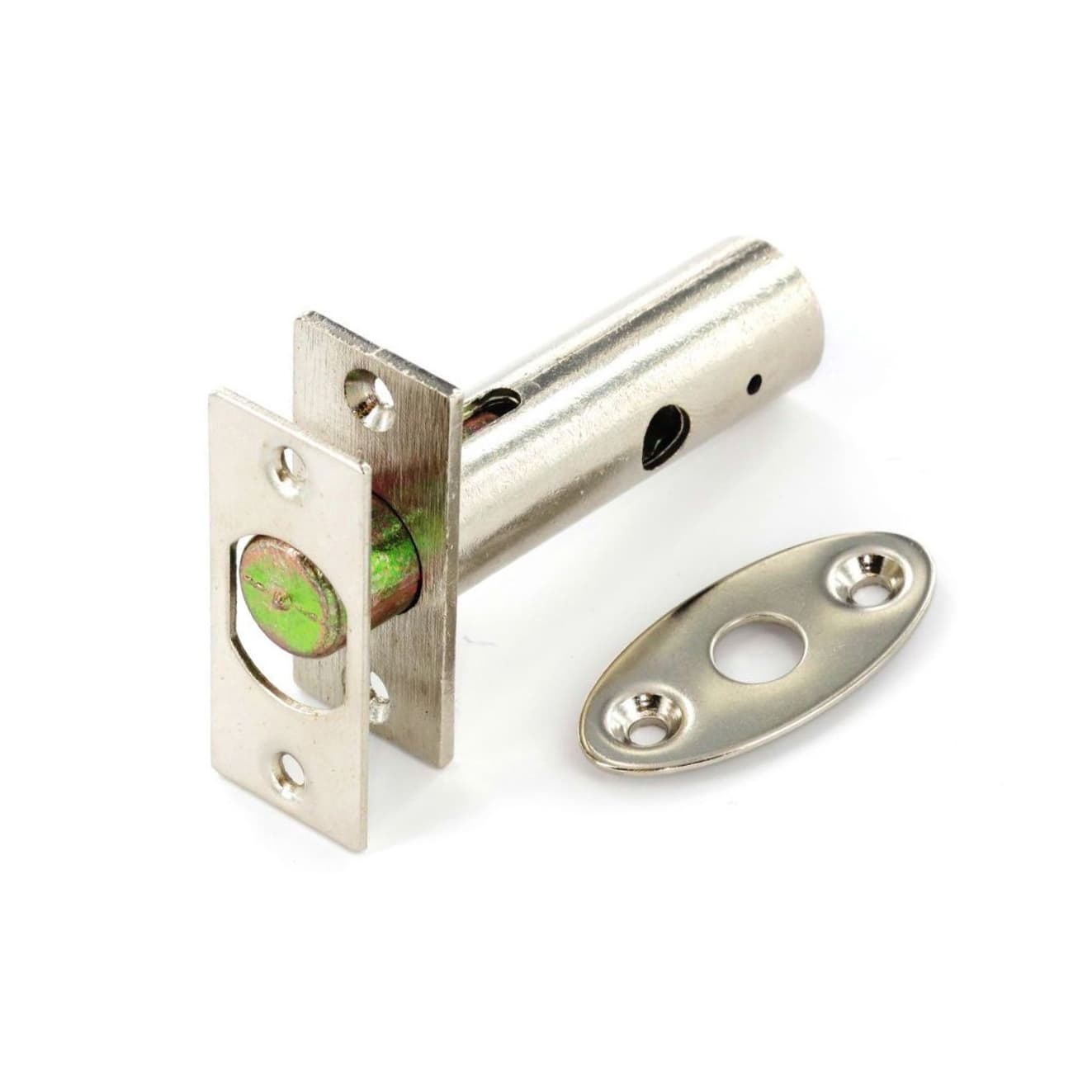 Security Door Bolt Nickel Plated 55mm